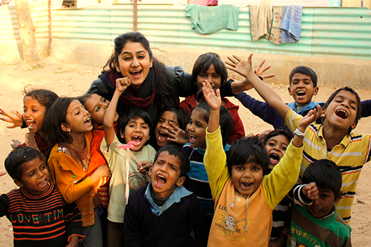 Volunteers in India